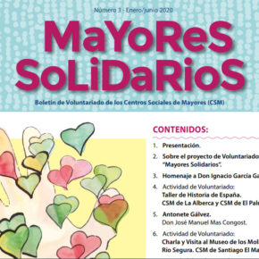‘Mayores Solidarios’ dedica su boletín informativo a todos los voluntarios que hacen realidad el proyecto